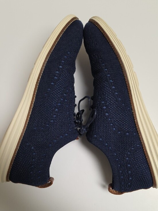 Cole Haan Men\'s OriginalGrand Stitchlite Wingtip Oxford - Navy Blue - Size 11.5 main image 8